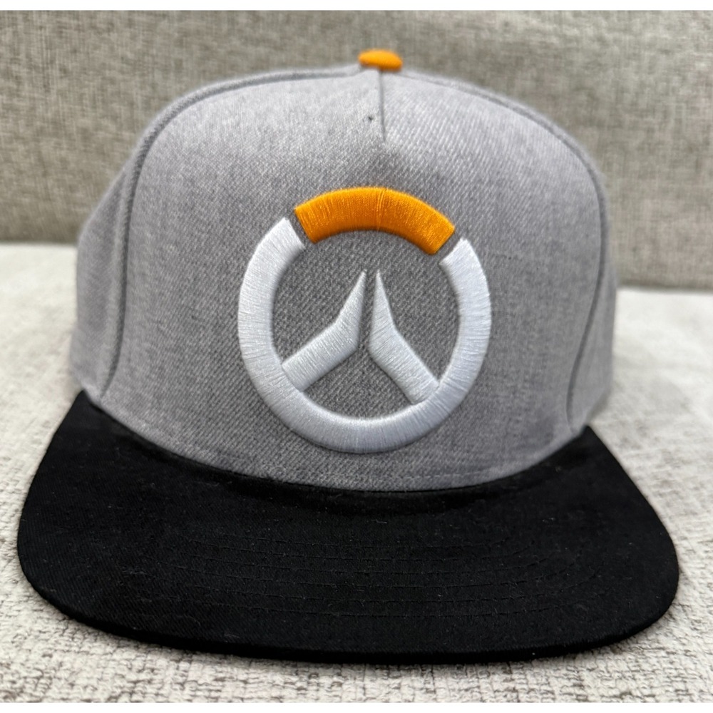 NEW Overwatch Logo Thinkgeek Wool Blend Snapback Cap Adult Gamer ESports